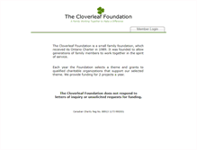 Tablet Screenshot of cloverleaf.cartergroup.org